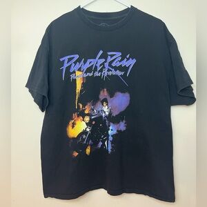 Prince Purple Rain Motorcycle Graphic T-Shirt Men’s XL Official Estate Band Tee